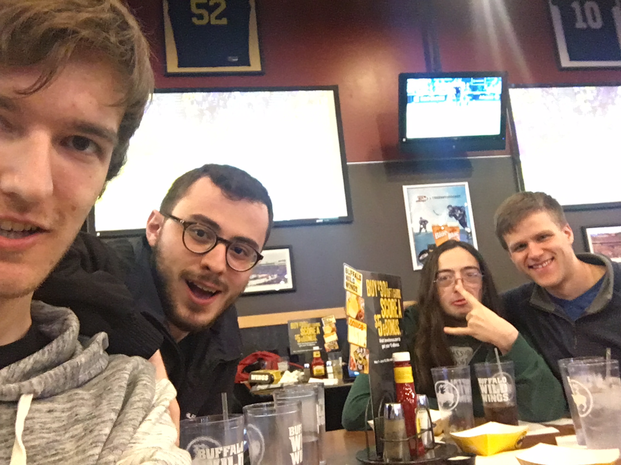 Buffalo Wild Wings with my good friends