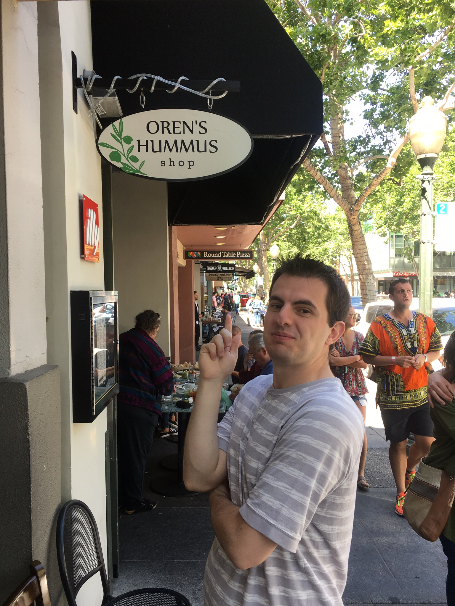 Orens finding Oren’s Hummus Shop :p