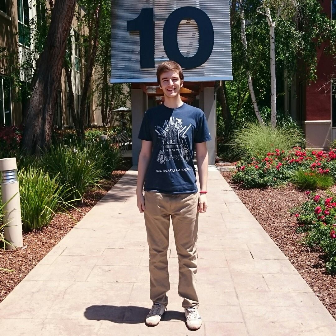 Standing in front of Facebook HQ 2 years ago