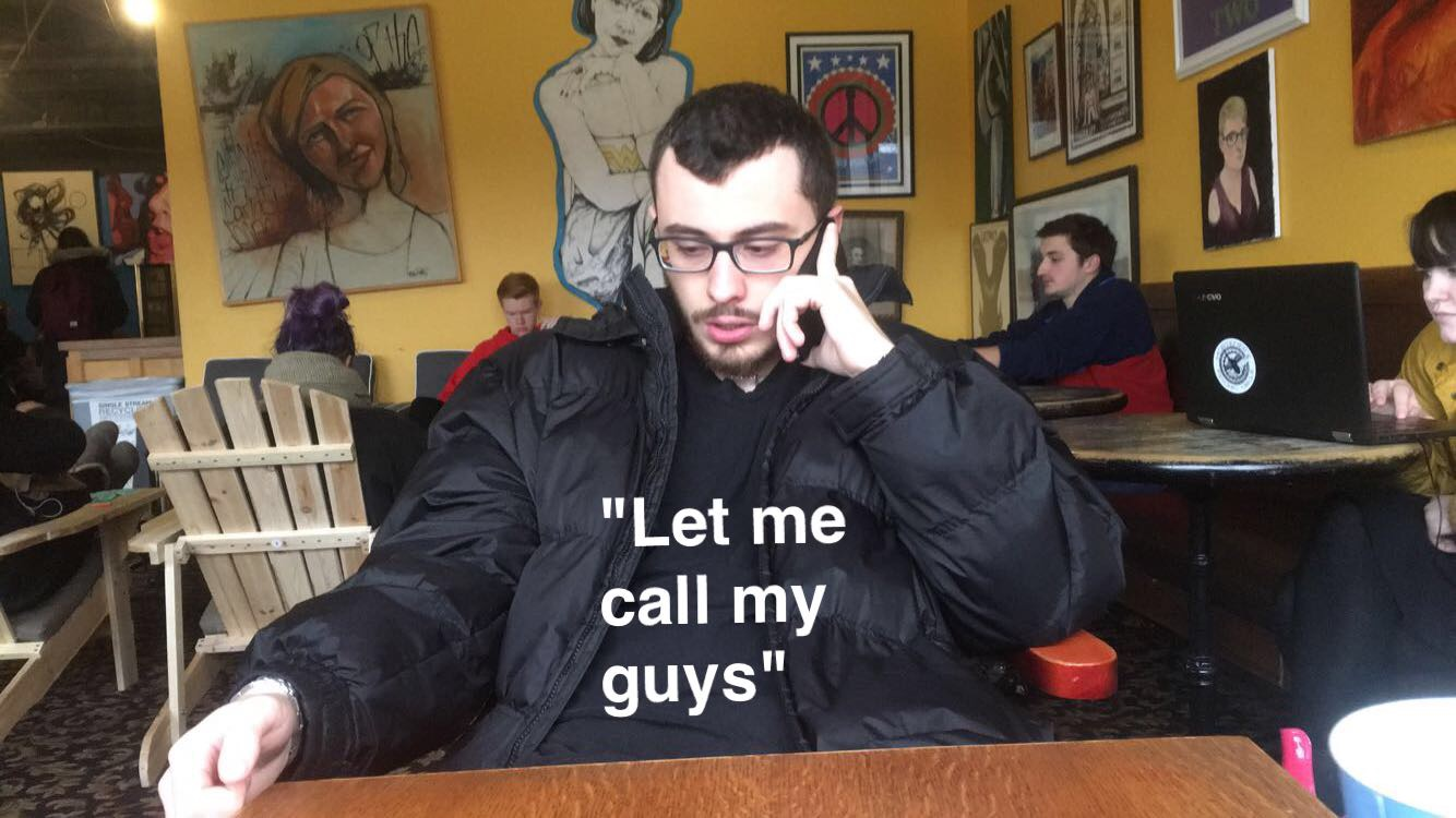 Velizar calling his guys